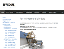 Tablet Screenshot of effedueporte.com